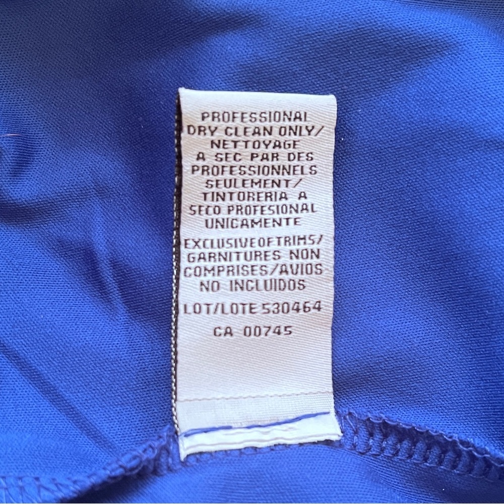JS Collections Soutache Cobalt Blue Midi Wedding Guest Dress Size 14 - Picture 11 of 12